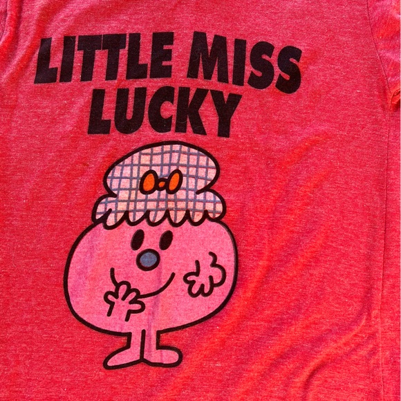 XS LITTLE MISS LUCKY RED T-SHIRT - Picture 2 of 6